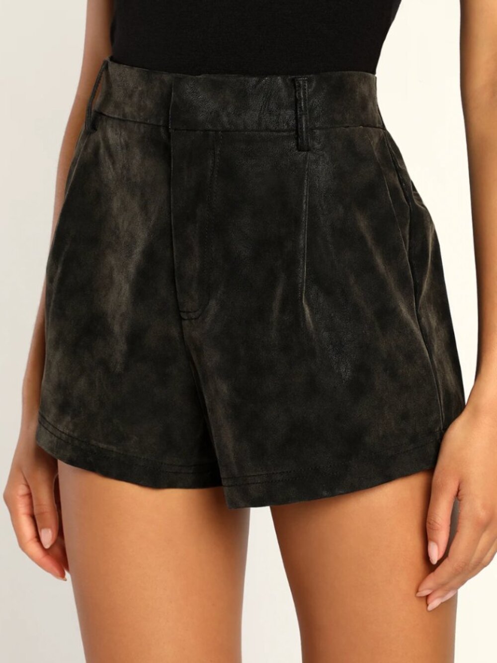 Free People "We The Free" | Vegan Leather Shorts | Size S